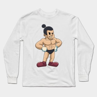 Body Builder Man Long Sleeve T-Shirt